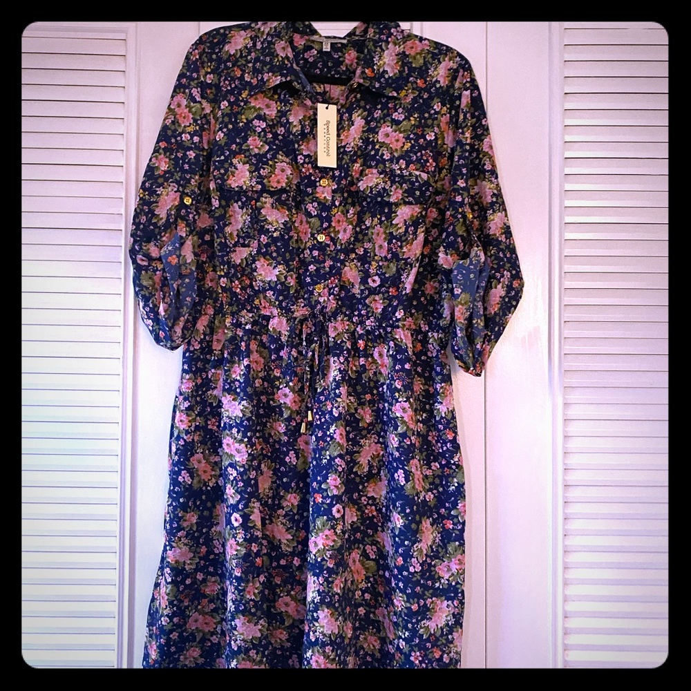 SPEED CONTROL FLORAL DRESS
